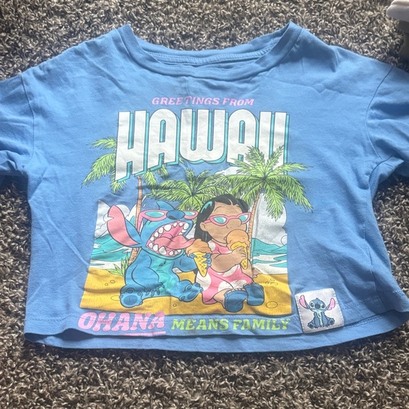 Disney Stitch Blue Hawaii Tee - Picture 1 of 2